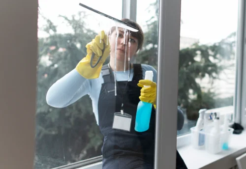 Nettoyage de vitres intérieures et extérieures à Guéhenno